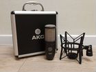 Студийный микрофон AKG P220 + Аудиокарта Behringer