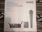 AKG wsr 40 dual mix vocal and instrument новый