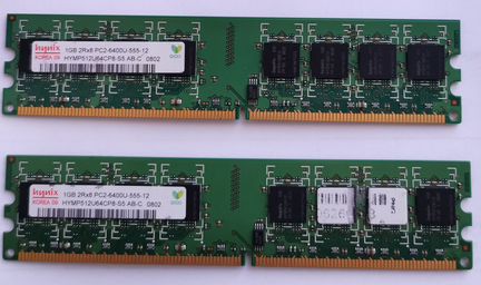 Модуль памяти 1GB 2Rx8 PC2-6400U