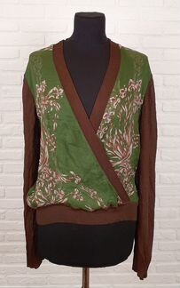 Женский шелковый кардиган hermes размер М