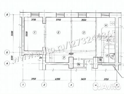 3-к квартира, 78.1 м², 1/5 эт.