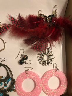 Серьги/серёжки и кулон