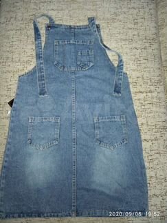 Сарафан джинсовый