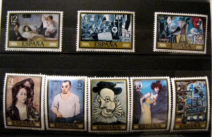 Почтовые марки, живопись Пикассо, Испания, 1978 г