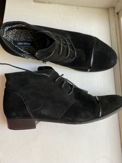 Женские осенние замшевые ботинки 40 размер