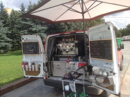 Мобильная кофейня Flash Coffee на мероприятие