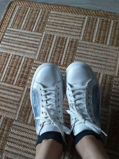 Кожанные кроссовки