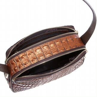 Сумка под крокодила Alessandro Beato Италия Новая