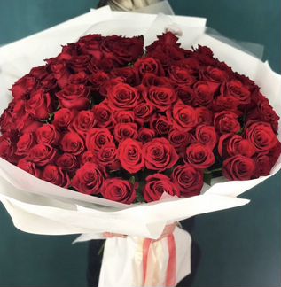 101 роза 80 см