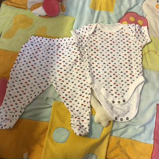 Боди для мальчика новые Mothercare От 0 до 3 мес