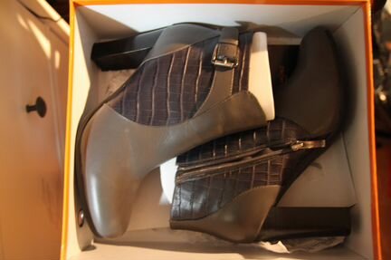 Женские зимние ботинки на каблуке thomas munz