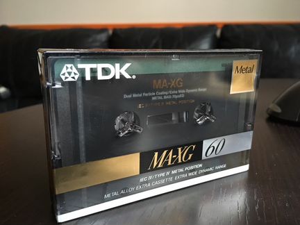 Аудиокассеты новые TDK MA-XG60N
