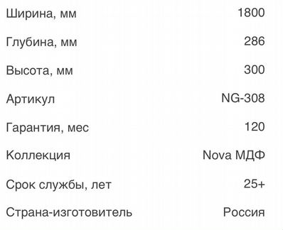 Полка подвесная настенная