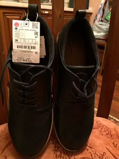 Ботинки мужские, размер 39, новые, Зара