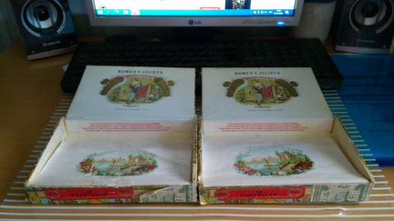 Коробка от сигар Ромео и Джульета(Romeo y Julieta)