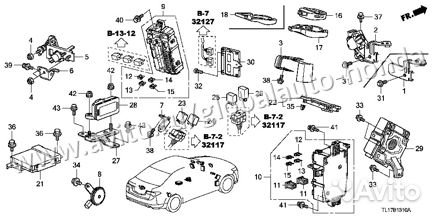 Блок рулевой рейки Honda Accord 8