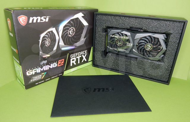 Videokarta Msi Geforce Rtx 60 Gaming Z 6gb Gddr6 Kupit V Moskve Bytovaya Elektronika Avito