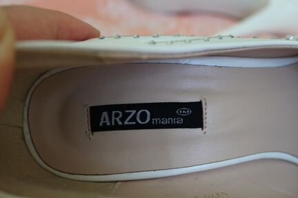 Свадебные туфли arzomania белые