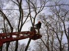 Автовышка (телескопичка 19 метров) спилка деревьев