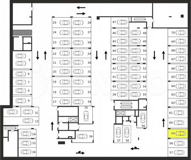 Машиноместо, 16 м²