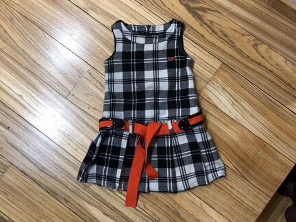 Платье Blumarine Baby с поясом, шерсть