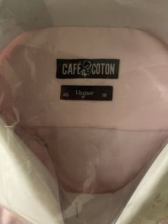 Рубашка большого размера мужская cafe coton
