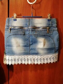 Юбка джинсовая