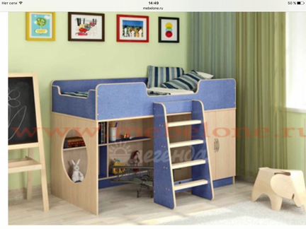 Детская кровать + матрас