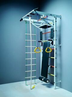 Шведская стенка с турником, полная комплектация