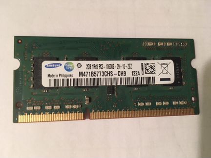 Оперативная память DDR3 2GB для ноутбука и нетбука