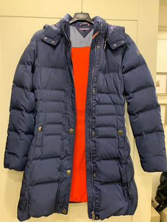 Синяя куртка 160см