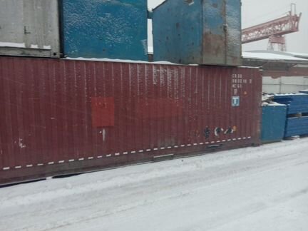Морской склад контейнер 40 футов