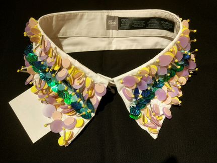 Новый воротник накладной с пайетками ASOS. Новый