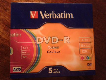 DVD-диски, упаковка 5 шт
