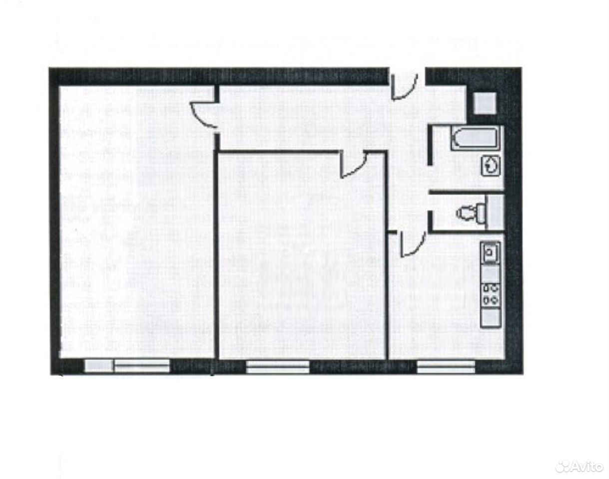 Планировка 2 комнатной квартиры в брежневке