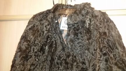 Полушубок каракулевый новый Kanishka,44-46