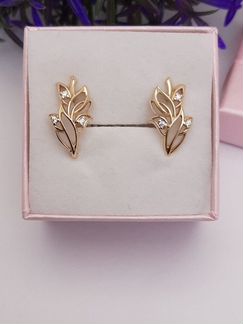Золотые серьги 585 пробы (303215)