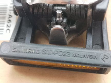 Педали контактные shimano PD-M520 с накладками SM