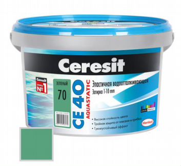 Затирка Ceresit CE 40 зеленая