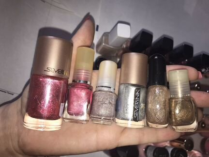 Лаки для ногтей магнитный, с шиммером, с блестками