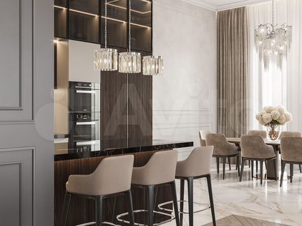 2-к квартира, 113.5 м², 6/17 эт.