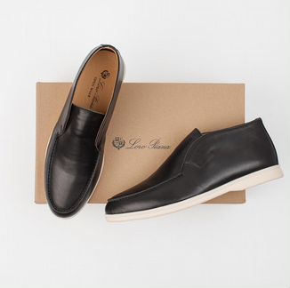 Ботинки Loro Piana кожаные