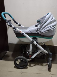 Коляска 3-в-1 BeBe-mobile Movo R9 (Mint-Grey)