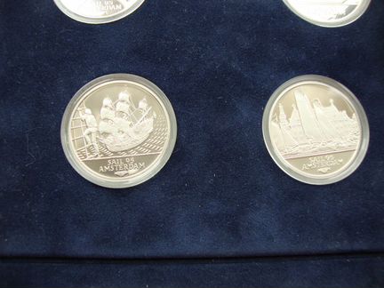 Нидерланды 2 экю 1995 Амстердам Корабль парусник 5