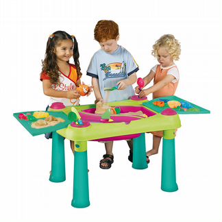 Keter игровой стол для дома+песочница (Израиль)