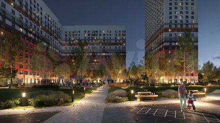 1-к квартира, 41.3 м², 7/16 эт.