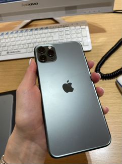 iPhone 11 pro MAX 256 зеленый (midnight green)
