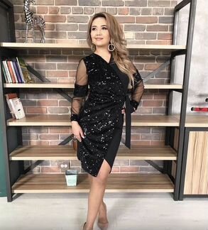 Вечернее платье большого размера до 54