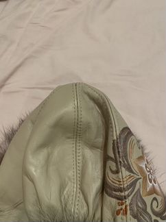 Шапка ушанка из енота