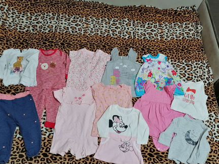 Пакет вещей для девочки, рост 74